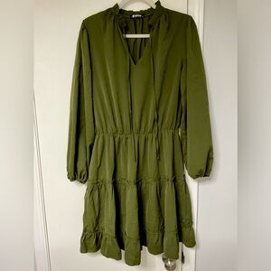 Olive Green Dress
